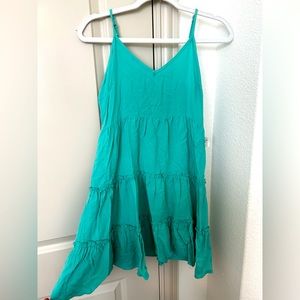 Apricot Lane boutique mini dress- size M/ color: teal